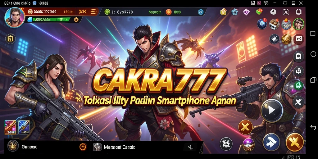 Tampilan antarmuka CAKRA777 yang intuitif dan modern.