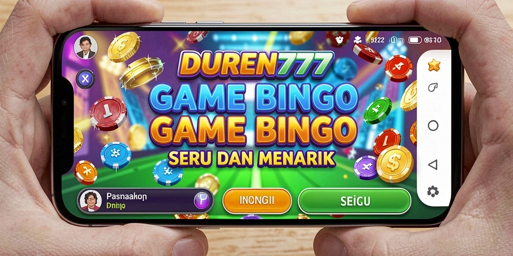 Screenshot gameplay DUREN777 menampilkan keseruan Bingo yang seru.