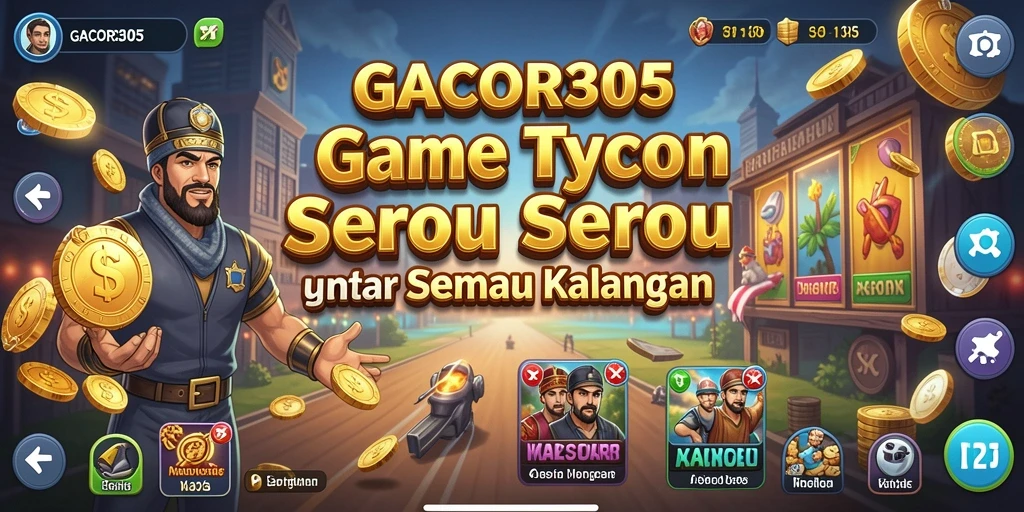 Tampilan gameplay GACOR305 yang menarik dan penuh warna.