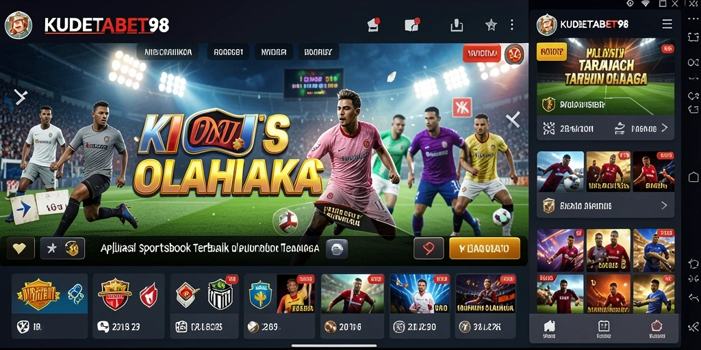 Tampilan menarik dari gameplay taruhan olahraga di KUDETABET98.
