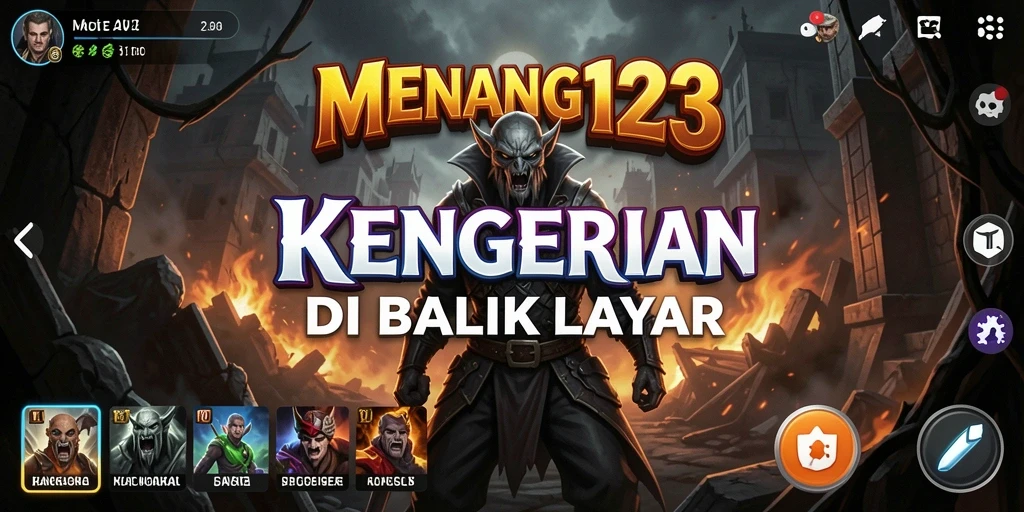 Tampilan gameplay MENANG123 yang menyeramkan dan mencekam.