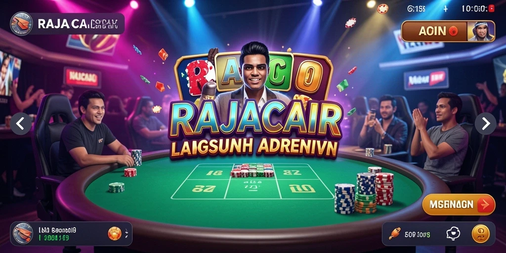 Tampilan gameplay menarik dari aplikasi Live Casino RAJACAIR.