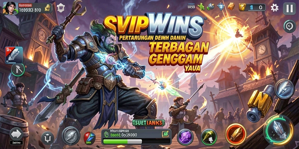 Screenshot permainan SVIPWINS menampilkan aksi pertarungan yang mendebarkan.